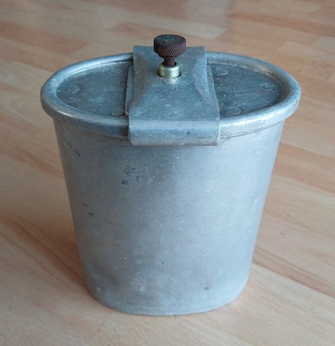 Antikes aluminium essgeschirr - aluminium,