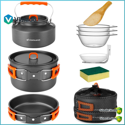 Camping kochgeschirr set - camping,
